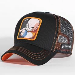 Promo ❤️ Casquette Trucker Krillin Noir de Capslab 👏