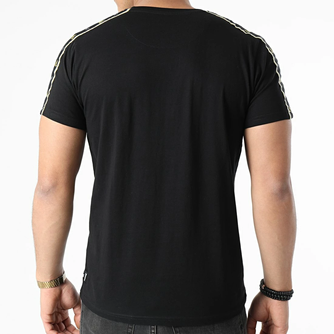 Budget 🛒 Tee 👕 Shirt A Bandes Majin Vegeta VGM2 Noir de Capslab 🥰 4 Budget 🛒 Tee 👕 Shirt A Bandes Majin Vegeta VGM2 Noir de Capslab 🥰 – Image 4